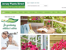 Tablet Screenshot of jerseyplantsdirect.com